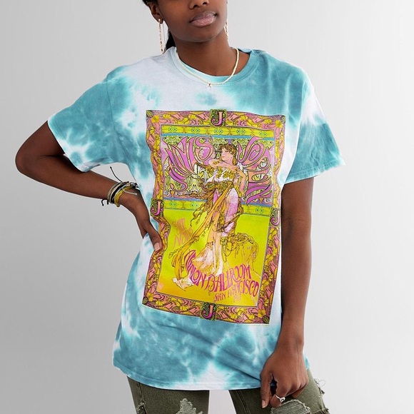 Tops - Janis Joplin Avalon Ballroom Tie -Dye  T-Shirt